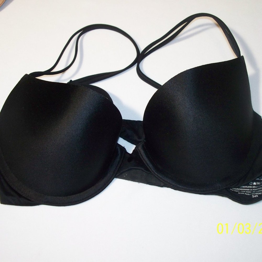 Victoria's Secret UW PL 34B Lined Demi Bra E11